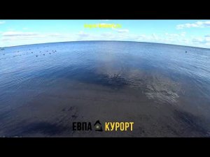 Пляж санатория Прибой в Евпатории