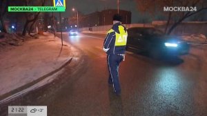 «Московский патруль»: сотрудники ГАИ провели ночные рейды после новогодних праздников