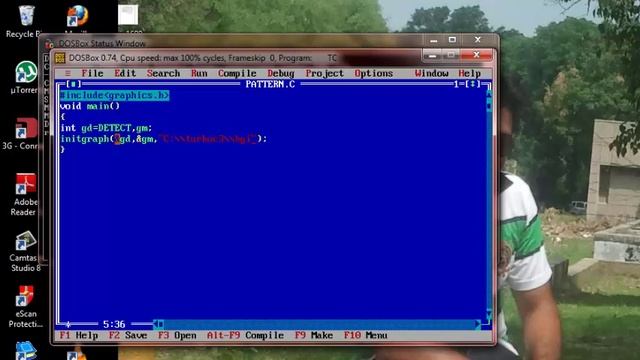 c graphics program (draw circle) смотреть онлайн