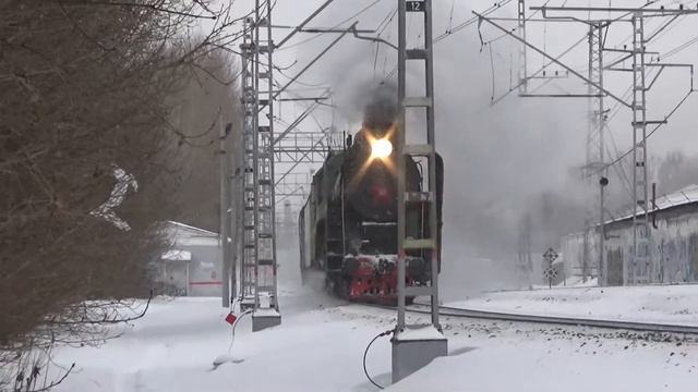 Паровозы П36-0120,П36-0027 смотреть онлайн