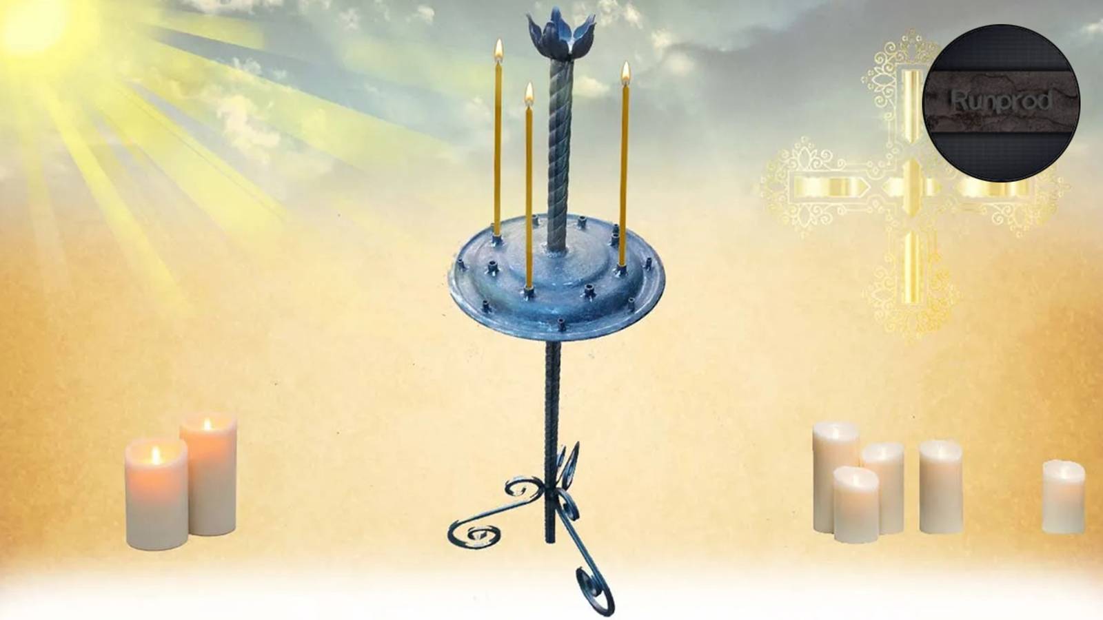 Подсвечник напольный церковный своими руками смотреть онлайн