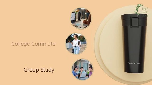 The Earth Store MiMate Insulated Travel Coffee Mug with Lid - 500 ML смотреть онлайн