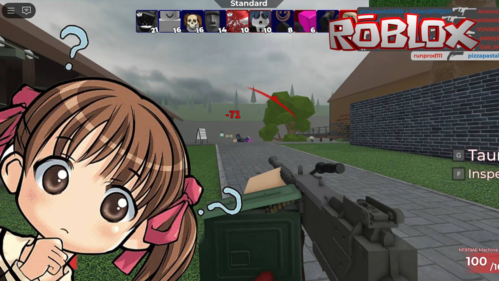 Девушка первый раз играет в Роблокс АРСЕНАЛ смотреть онлайн