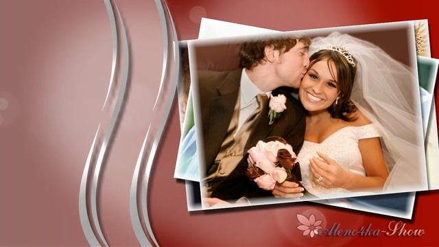 Бесплатный проект ProShow Producer. Свадебное слайд шоу. смотреть онлайн