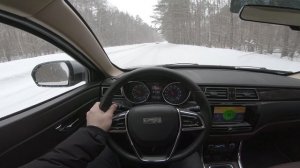 2018 Lifan MYWAY POV Test Drive Заснежанная Трасса!