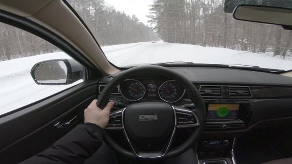 2018 Lifan MYWAY POV Test Drive Заснежанная Трасса!