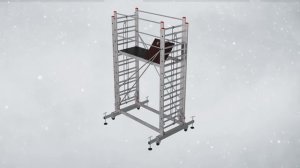 ВЫШКА- ТУРА с подъемным механизмом с настраиваемыми ножками