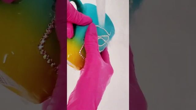 How to wash cup with crystals (rhinestones) смотреть онлайн