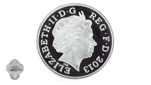 2013 Shield of Arms - The Royal Mint Round Pound - Silver Proof £1 Coin Collection. смотреть онлайн