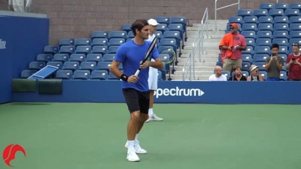 Roger Federer Forehand Slow Motion 2019 - Fluid Relaxation