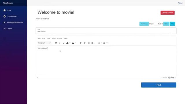 Pico Forum Introduction смотреть онлайн