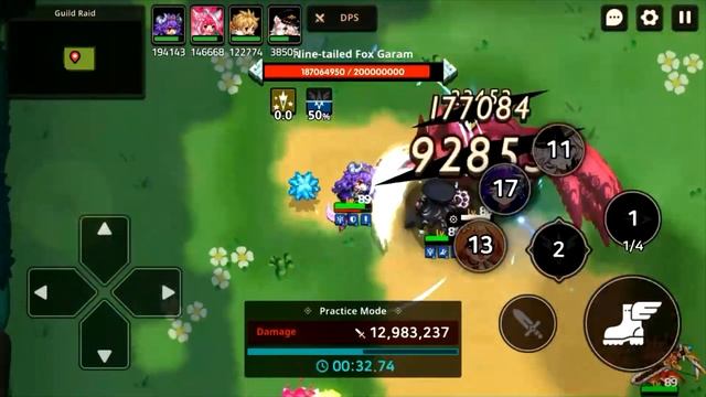 Guardian Tales - Raid, Andras lead vs Garam High health knight strat смотреть онлайн