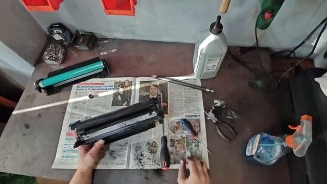 Заправка картриджа HP CE255X смотреть онлайн