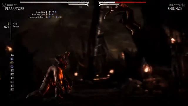 Mortal Kombat X Ferra/Torr 45% combo смотреть онлайн