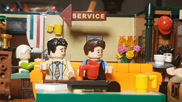 Friends TV Show Lego Coffee Scene смотреть онлайн