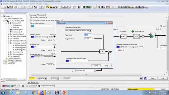 PID Control in SIEMENS Make G-120 Drive with STARTER Siftware смотреть онлайн