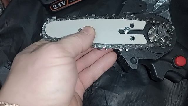 Аккумуляторная мини-пила! (цепная) смотреть онлайн