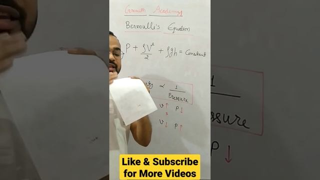 Application of Bernoulli Principal #physics #GrowthAcademy смотреть онлайн