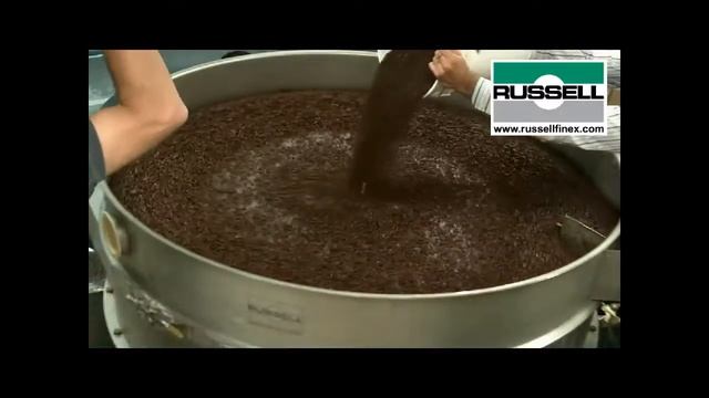 Separation av kaffebönor med en vibrerande separator смотреть онлайн