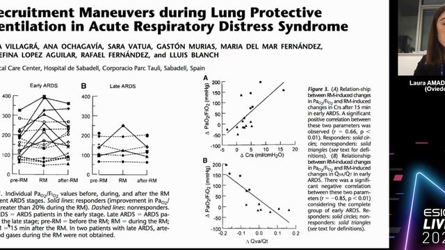 Recruitment maneuvers and PEEP adjustment Laura Amado-Rodriguez 2020