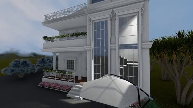 Swiss Alps (Switzerland) villa animation смотреть онлайн