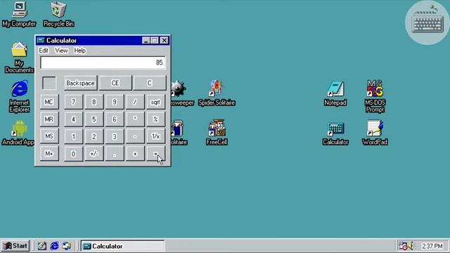 WINDOWS98 but it's an app (: смотреть онлайн