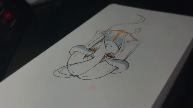 Drawing Albedo from Overlord смотреть онлайн