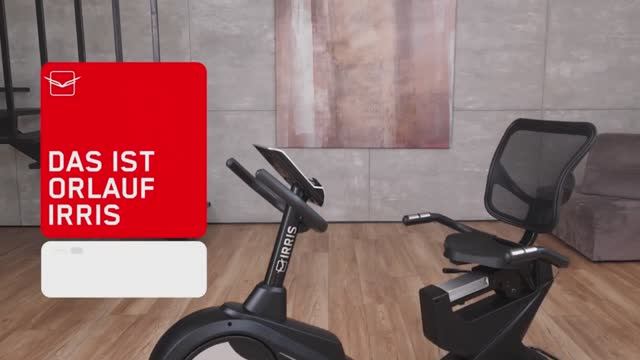 Orlauf Irris — горизонтальный велотренажер с тяжелым маховиком и расширенным пакетом программ