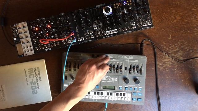 A Semi Modular Roland MC-202 - Sound Demo (no Talking)