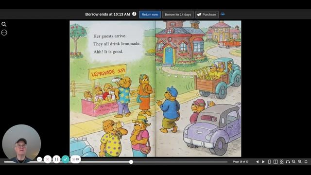 The Berenstain Bears' Lemonade Stand | read aloud | children's book | Mike Berenstain смотреть онлайн