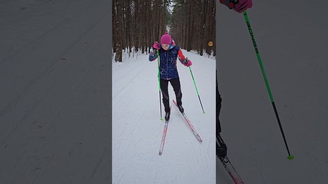 устойчивый разгон #коньковыйход #лыжи #ski #лыжник смотреть онлайн