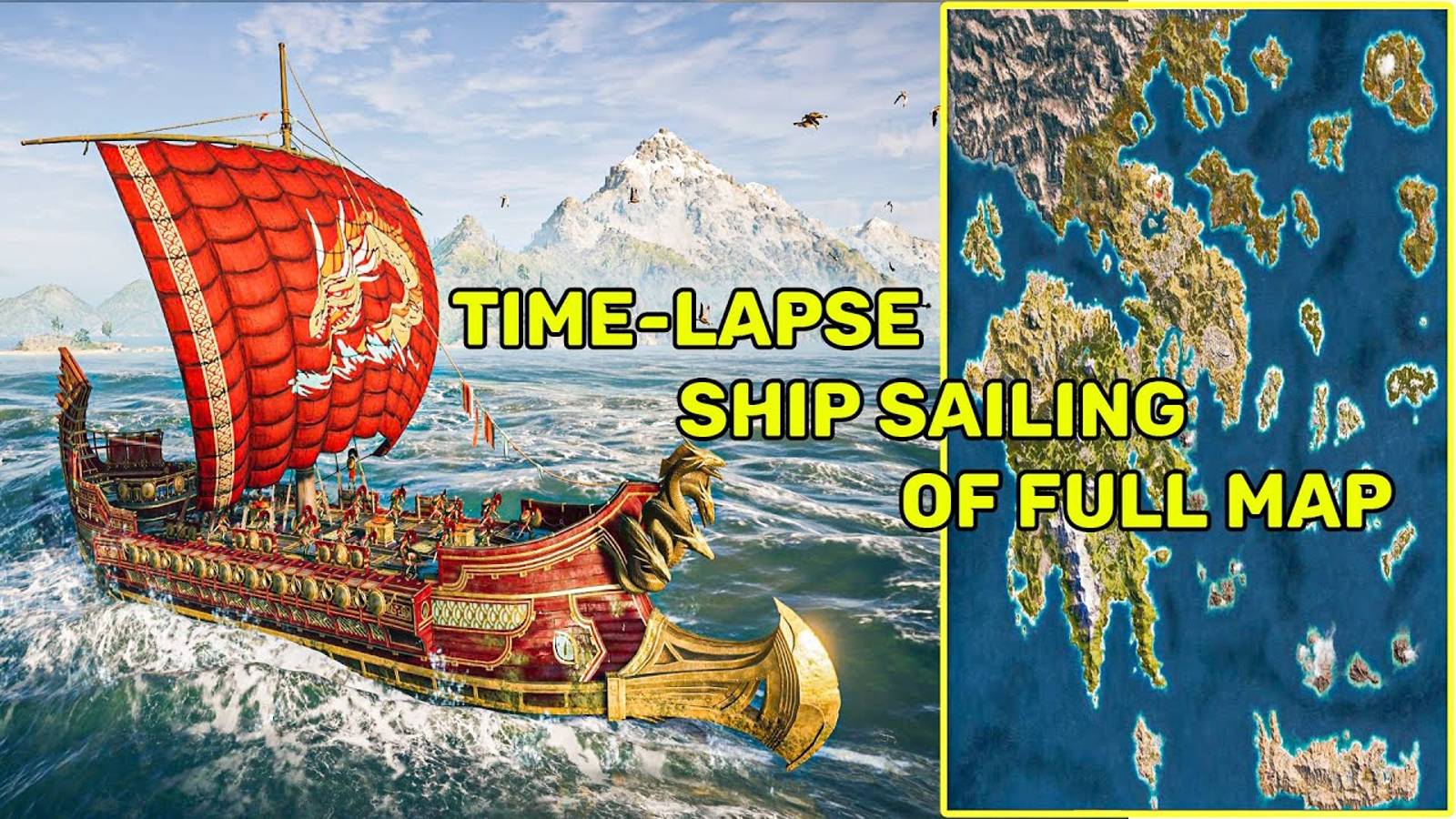 Assassin's Creed Odyssey: Плавание корабля в режиме полного времени карты смотреть онлайн