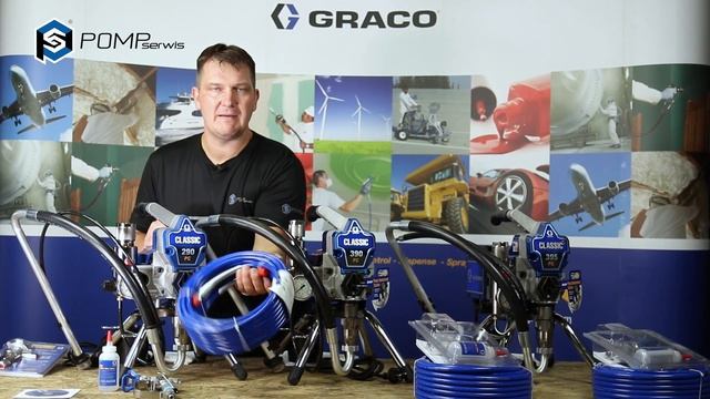 Graco CLASSIC 290, 390, 395 PC - Porównanie смотреть онлайн