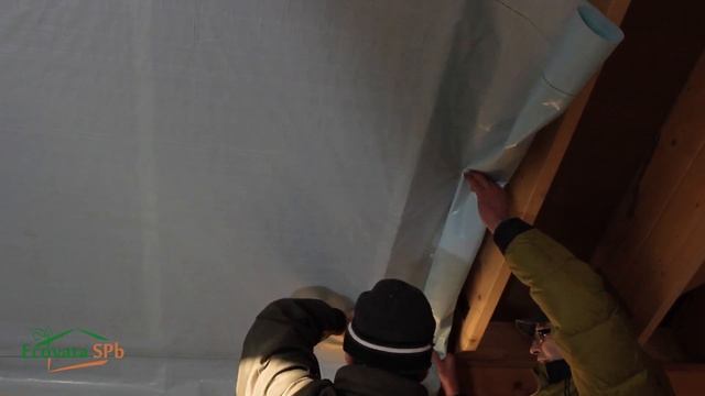 Утепление крыши эковатой. Исправляем ошибки, избавляемся от конденсата, проверяем тепловизором.