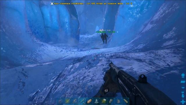 ARK: ICE WORM QUEEN KILL PLUS FROZEN DUNGEON WALKTHROUGH (RAGNAROK GAMEPLAY) смотреть онлайн