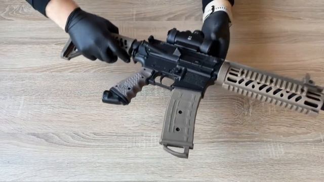 TIPPMANN TMC PAINTBALL MAGFED MARKER • BLACK/TAN