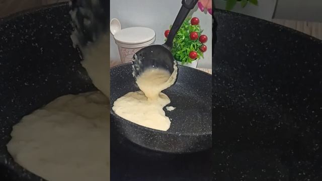 Вкуснейшие блинчики из кабачка 😋 #рецепт смотреть онлайн
