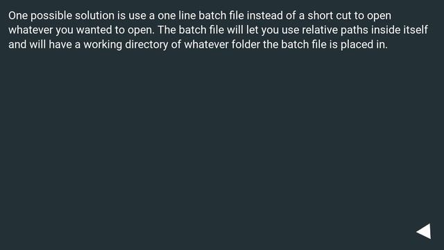 Using relative paths for Windows shortcuts смотреть онлайн