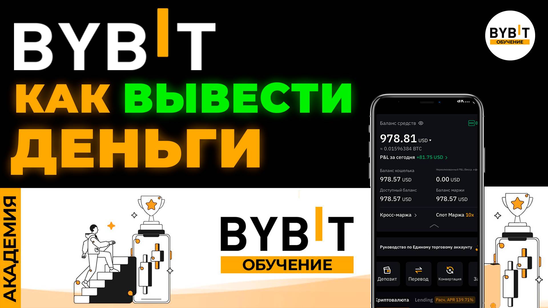 Как вывести деньги на карту ByBit. Инструкция смотреть онлайн