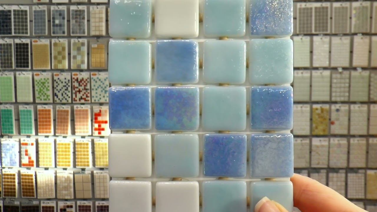 Стеклянная мозаика с перламутром артикул 25167 смотреть онлайн