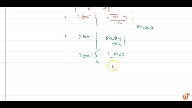 IIT JEE INVERSE TRIGONOMETRIC FUNCTIONS The value of `2tan^(-1)(cos e ctan^(-1)x-tancot^(-1)x)`
.. смотреть онлайн