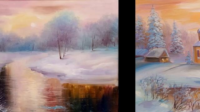 курс живописи зима