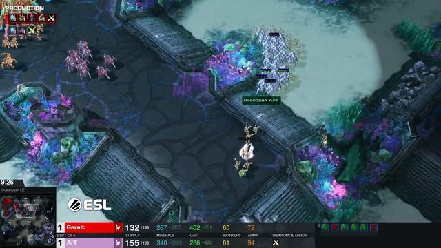 Geralt VS ArT PvP ESL Masters Spring Europe Closed Qualifier polski komentarz смотреть онлайн