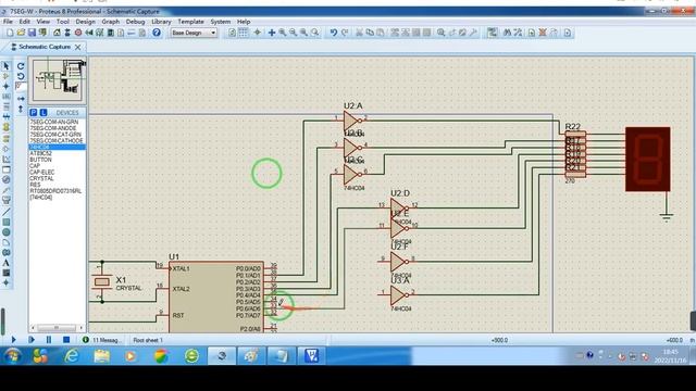 How to connect an 8-segment LED to a processor and program смотреть онлайн