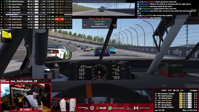 eNASCAR Coca-Cola iRacing Series Round 10 @ Nashville смотреть онлайн
