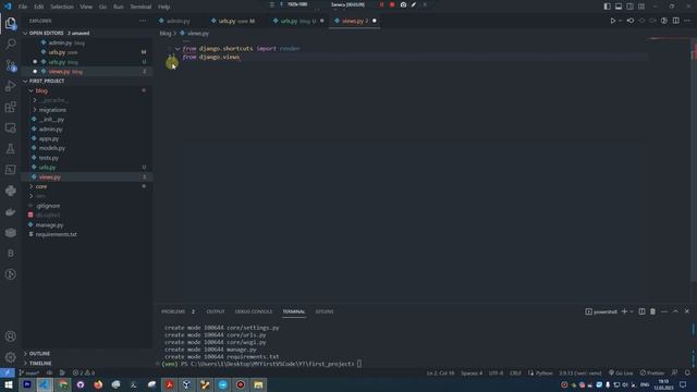 Django Blog CBV Классовый вью #4 смотреть онлайн
