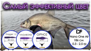 Самый эффективный цвет приманки. Москва - река. Nаno One Air