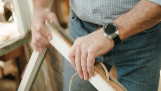 Historic Window Repair- Fixing broken sash cords. смотреть онлайн
