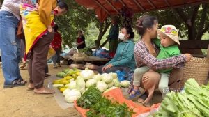 Life of a 17-Year-Old Single Mother - Unlucky Wild Boar Harvesting Wild Vegetables to sell, ly tu c