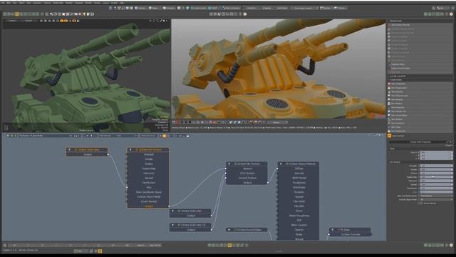 Modo _ Octane Render_ Dirt Texture смотреть онлайн